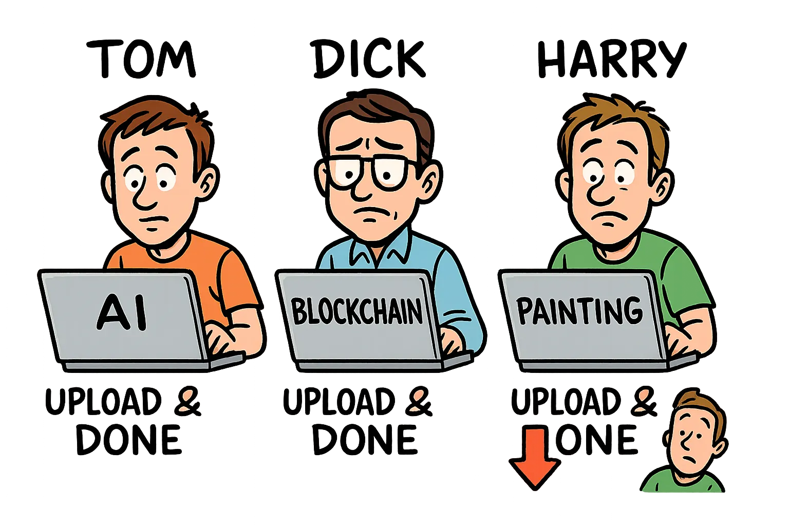 Any Tom,Dick and Harry can create your level Of content without your level of expertise.